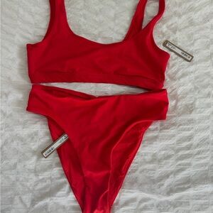SKIMS Red Bikini Set